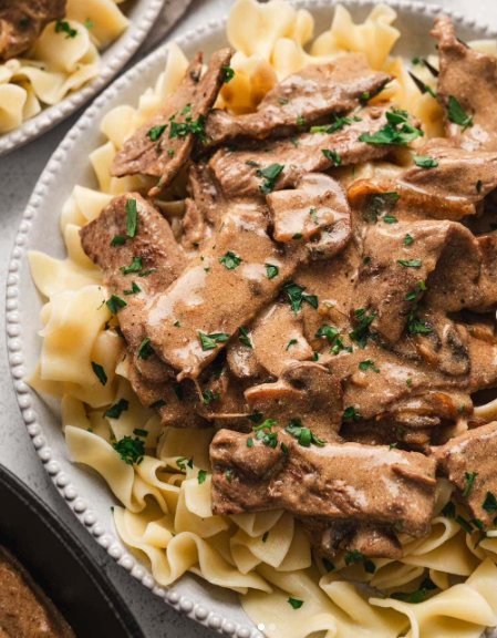 Ground Beef Stroganoff