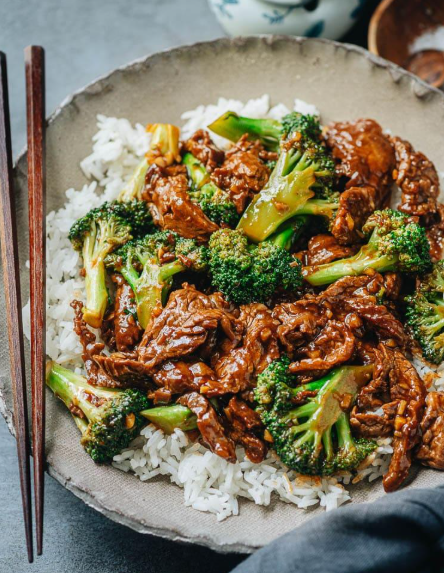 Ingredients of Beef and Broccoli